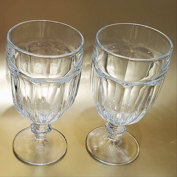 (2) 16oz "Gibraltar Clear" Duratuff Goblets by Libbey 🇺🇸 - Picture 6 of 16